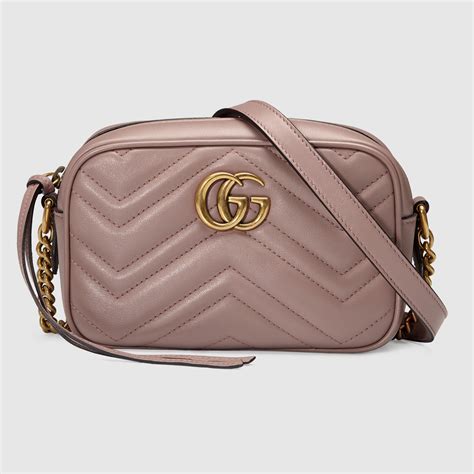 gucci mini borsa gg marmont in pelle matelasse|gucci marmont mini street style.